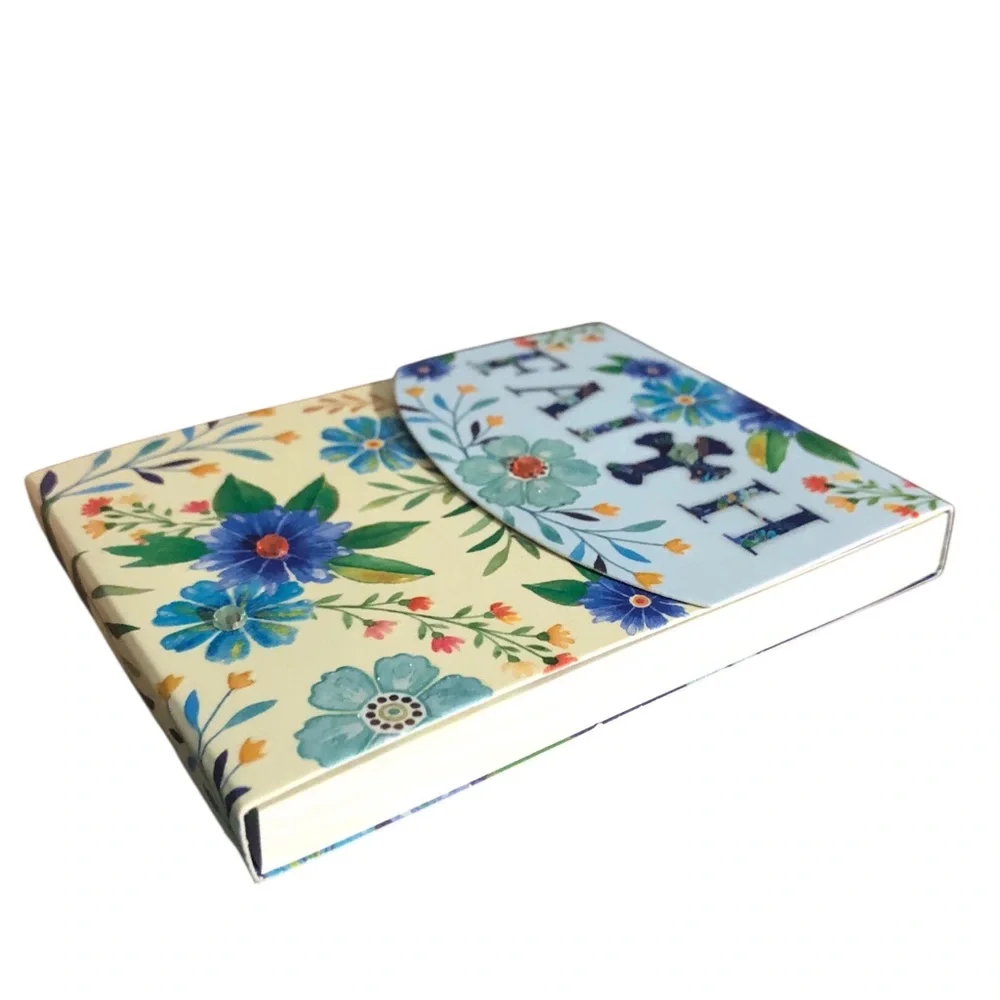 Pooch & Sweetheart Faith Embellished Floral Mini Notepad (70311)